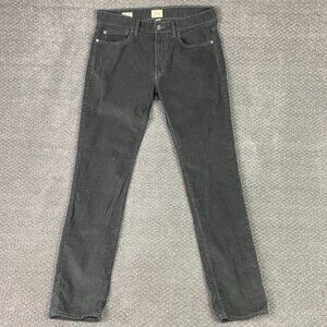 J. CREW Corduroy Pants Men's 31 x 32 Fits 32 x 31 Gray 484 Stretch J.CREW